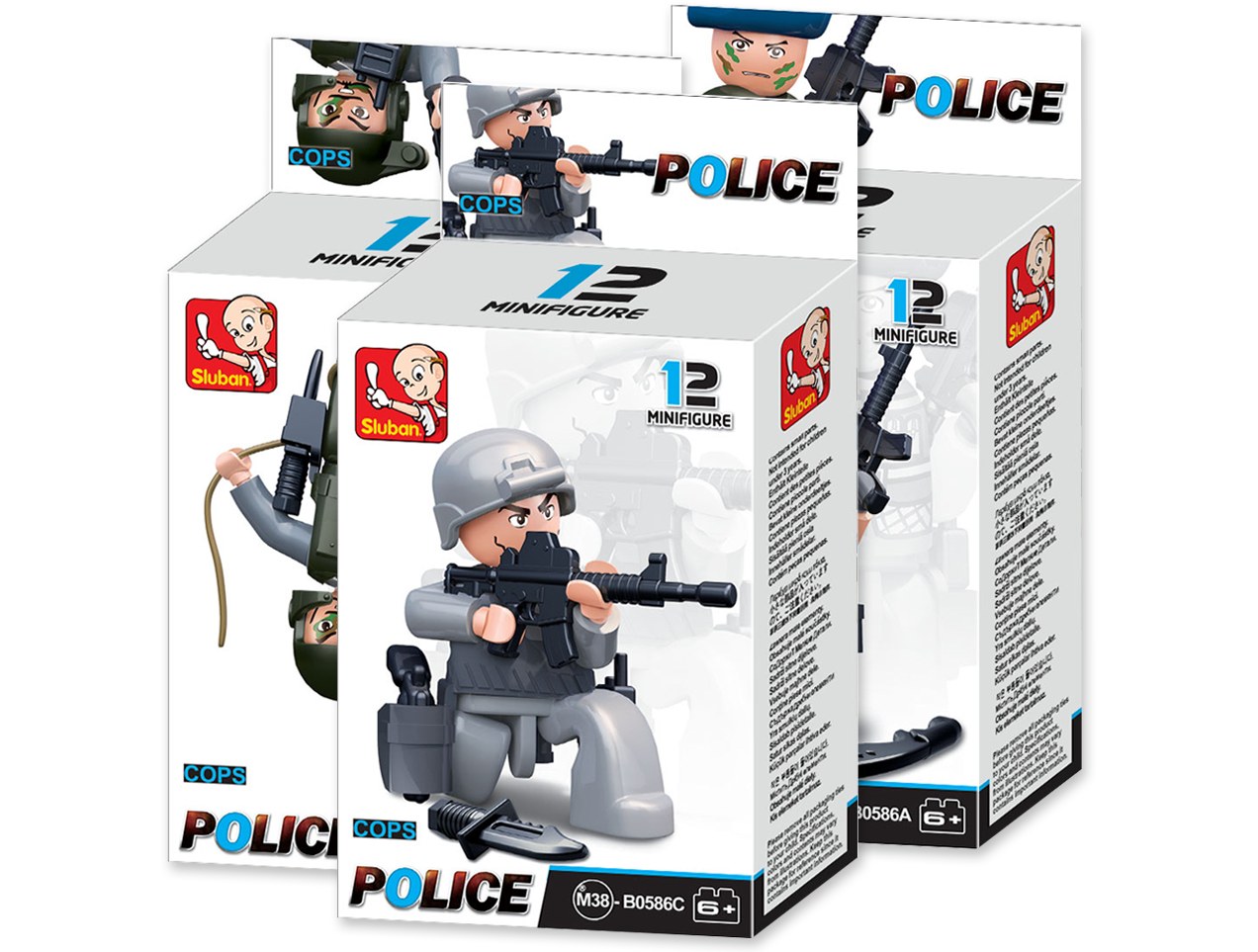 Hračka Sluban Policie figurky v krabičkách