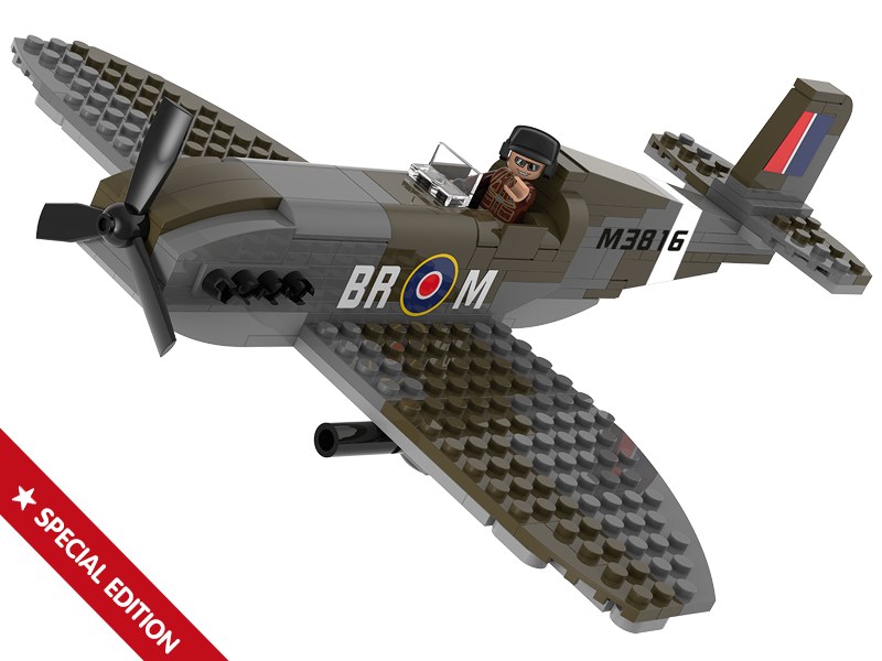 Hračka Sluban WW2 Stíhací letoun Spitfire
