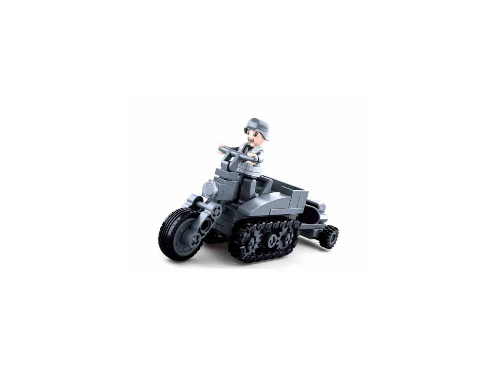 Sluban Army WWII M38-B0680B Německý pásový motocykl