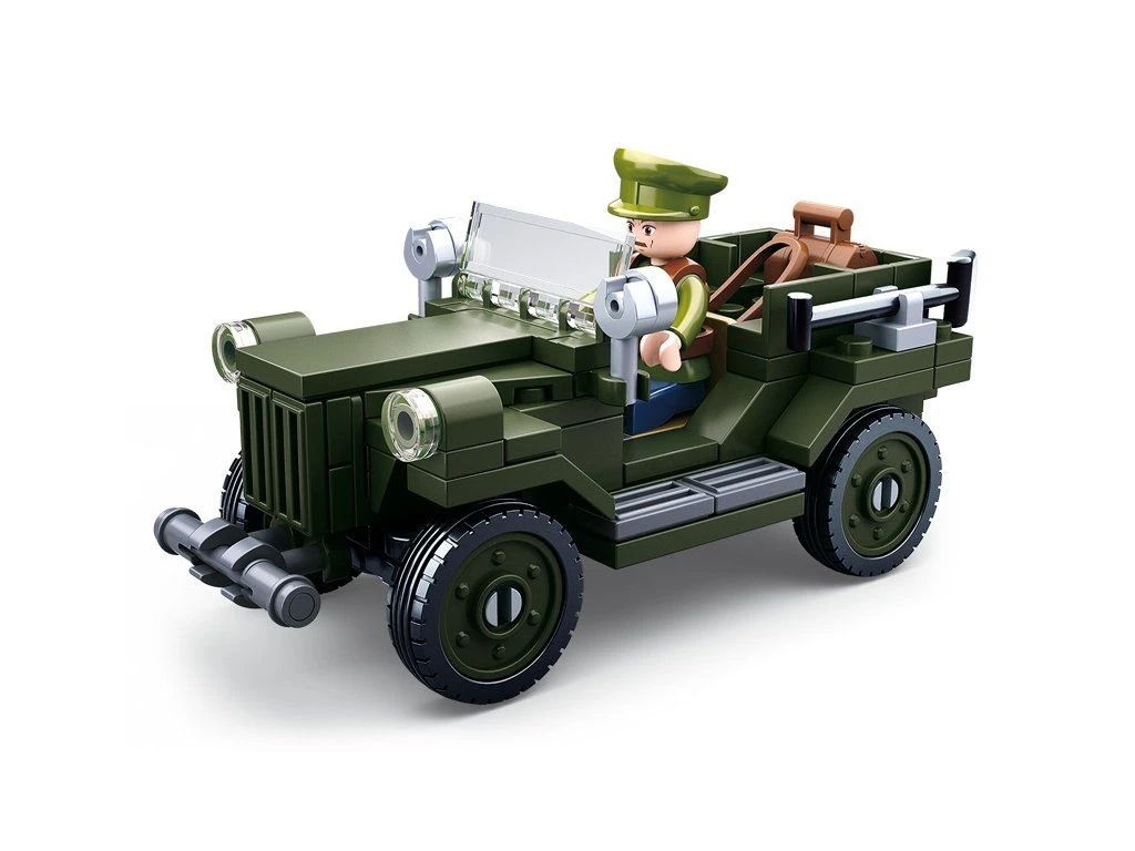 Sluban Army WWII M38-B0682 Sovětský terénní vůz GAZ 67