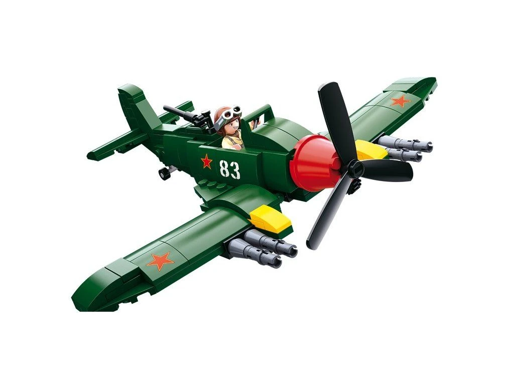 Sluban Army WWII M38-B0683 Sovětský bojový letoun