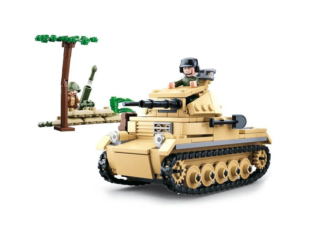 Sluban Army WWII M38-B0691 Německý tank Panzer II