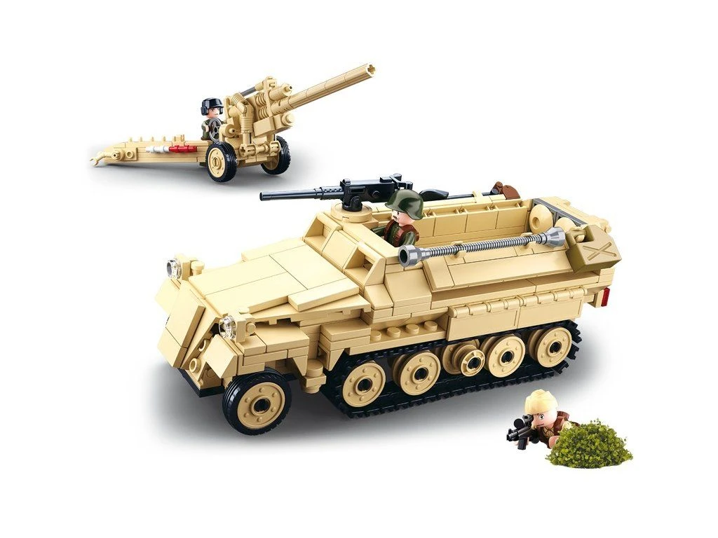 Sluban Army WWII M38-B0695 Německý polopásový tahač