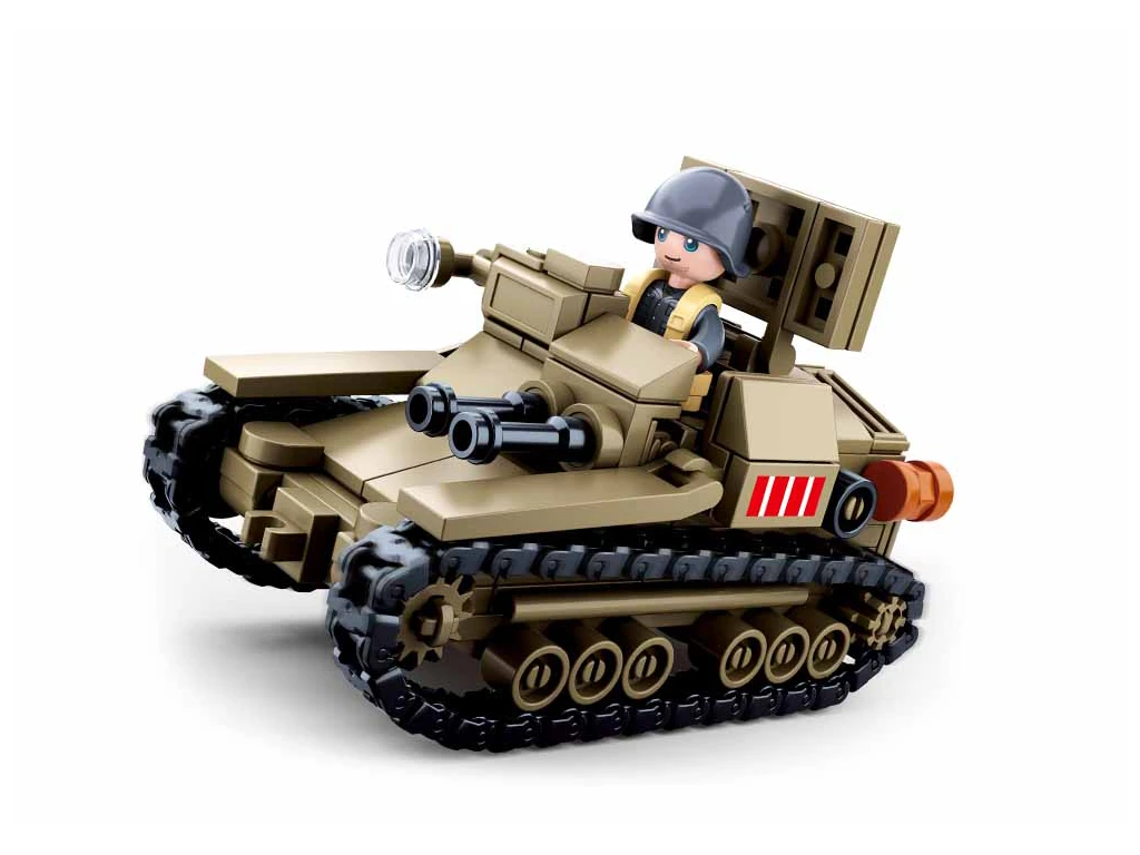 Sluban Army WWII M38-B0709 Malý italský tank