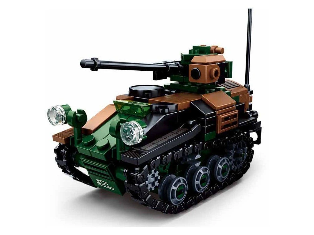 Sluban ModelBricks M38-B0750 Pásový nosič zbraní Wiesel 2v1