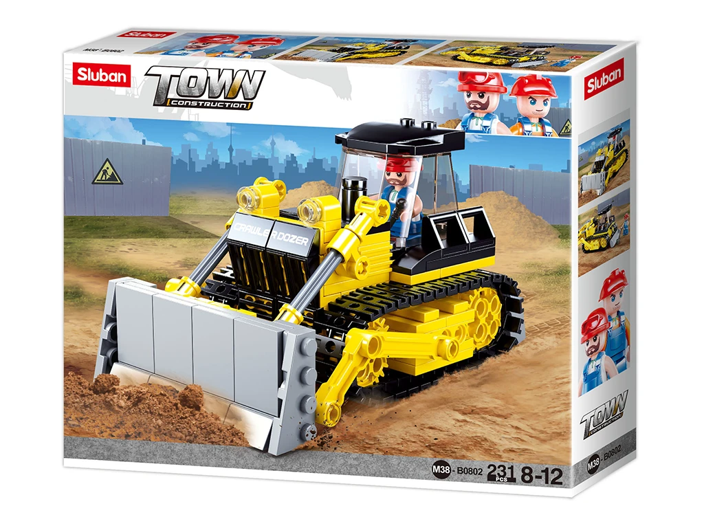 Sluban Town M38-B0802 Buldozer
