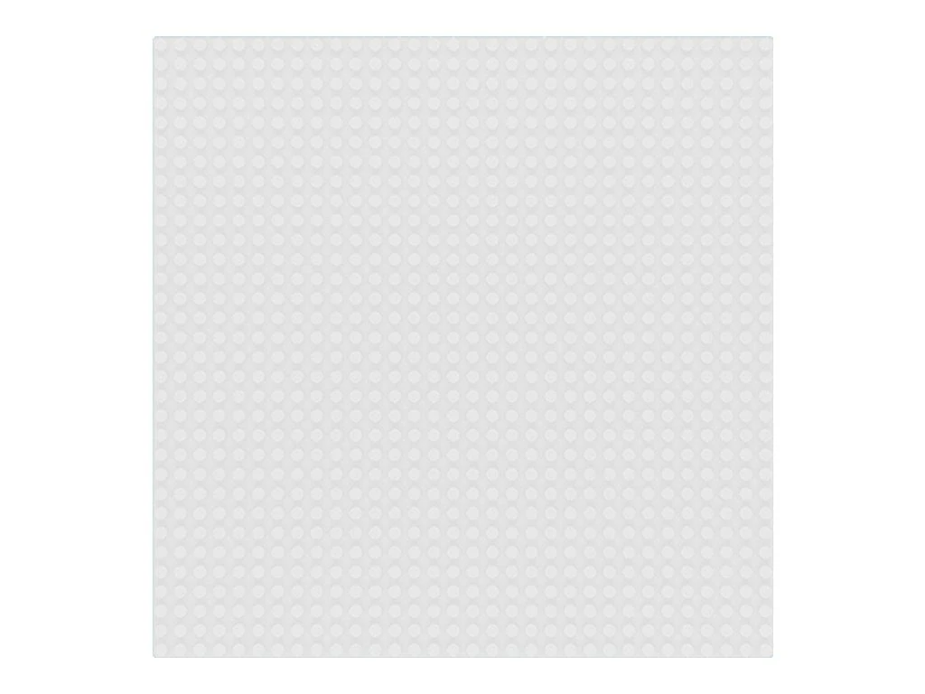 Sluban Bricks Base M38-B0833B Bílá základní deska 25,6 × 25,6 cm
