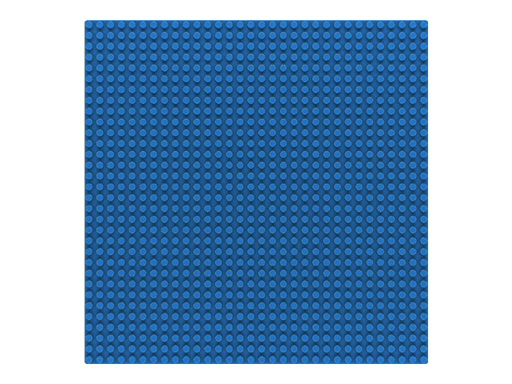 Sluban Bricks Base M38-B0833E Modrá základní deska 25,6 × 25,6 cm