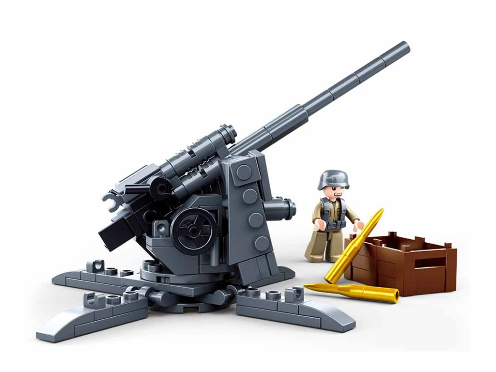 Sluban Army WWII M38-B0852 Protiletadlový kanón