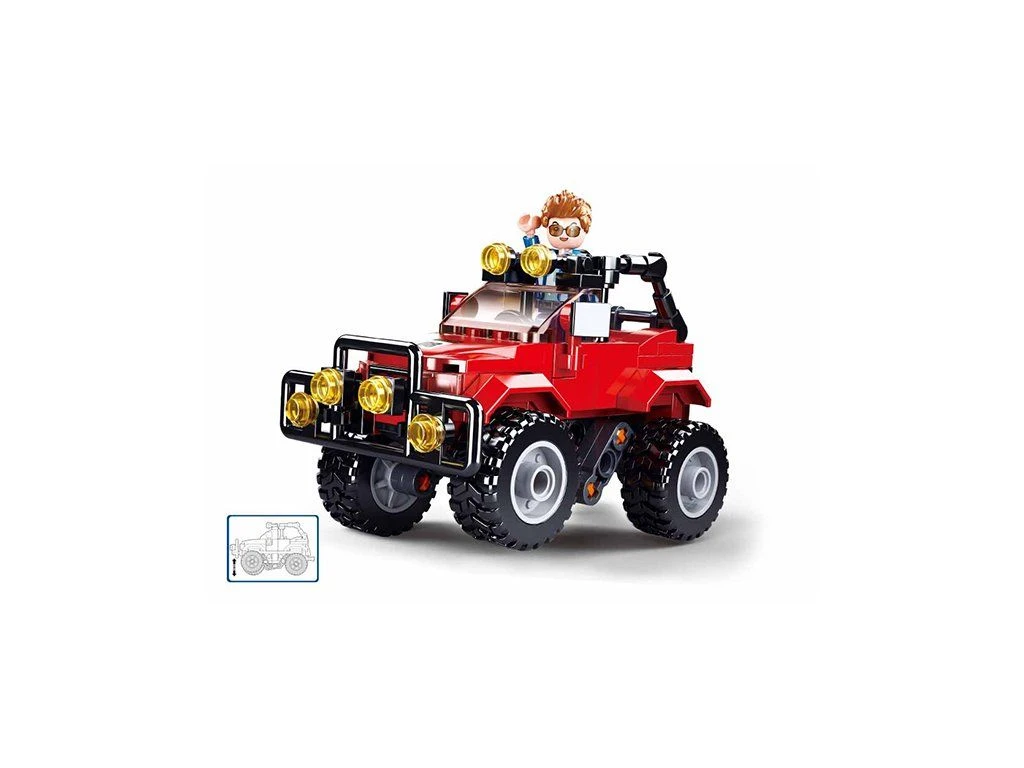 Sluban Town M38-B0902 Červené SUV