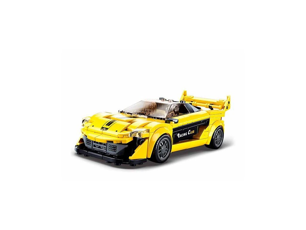 Sluban ModelBricks M38-B0956 Žlutý anglický sportovní automobil