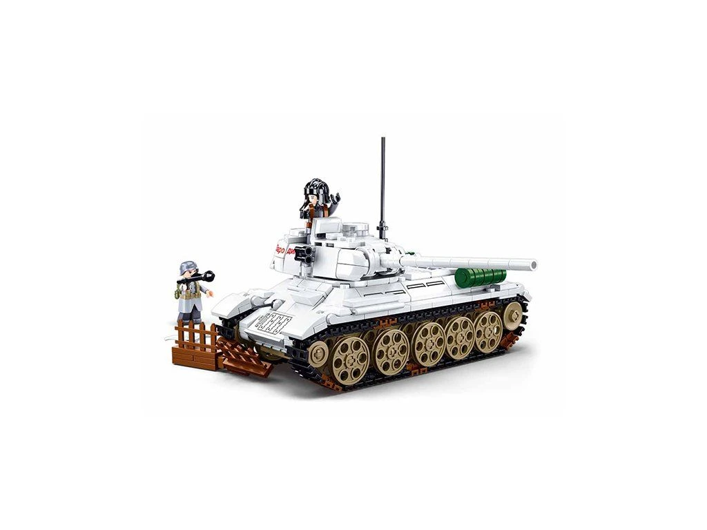 Sluban Army WWII M38-B0978 Bílý tank T-34/85