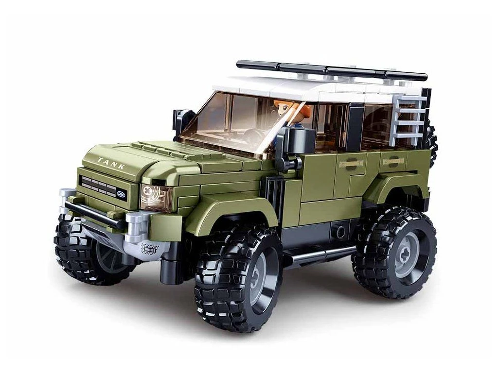 Sluban ModelBricks M38-B1015 Zelený terénní automobil