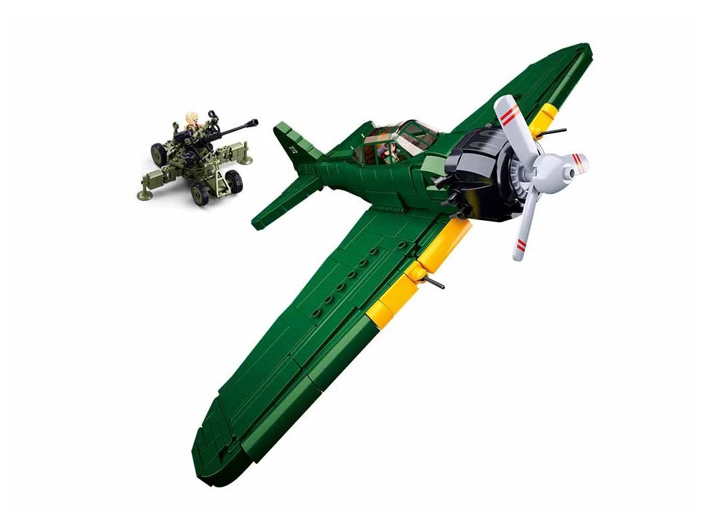 Sluban Army WWII M38-B1108 A6M Zero Japonský stíhací letoun