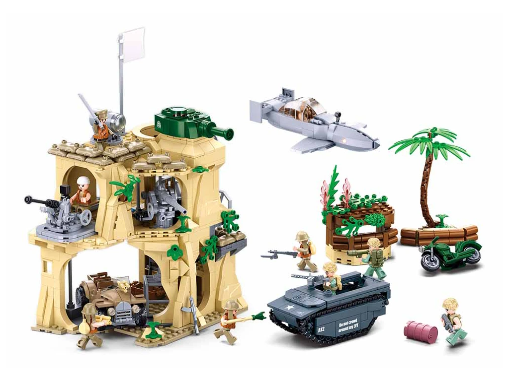 Sluban Army WWII M38-B1111 Bitva o Iwodžimu
