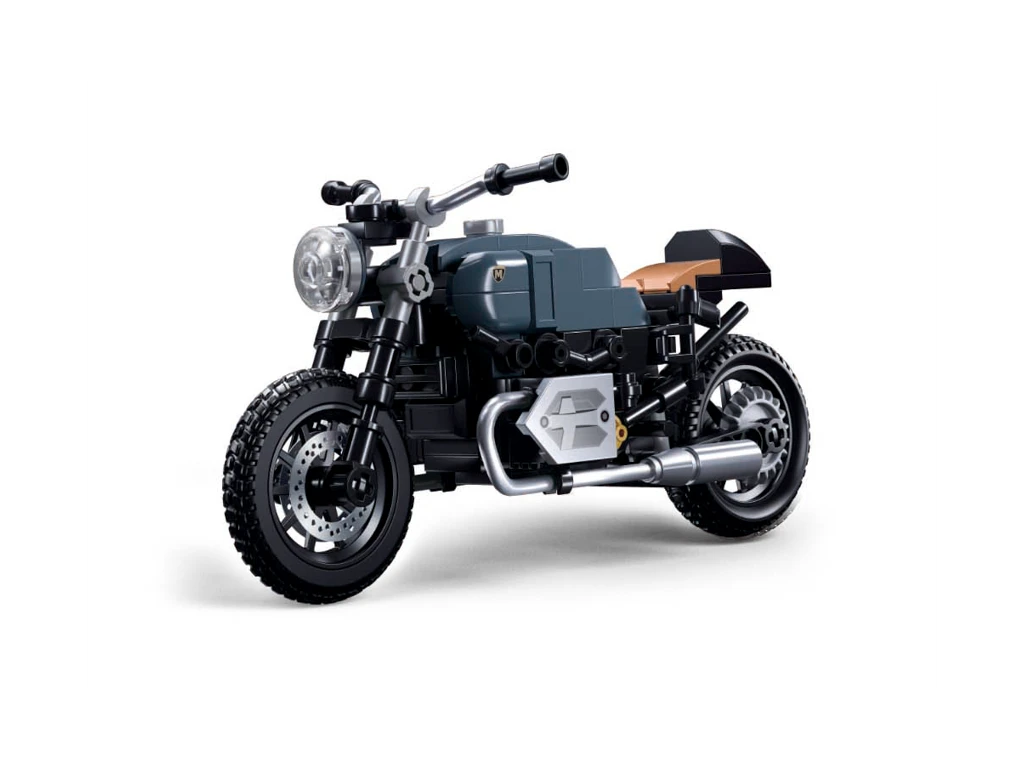 Sluban ModelBricks M38-B1134 Retro motocykl R Nine MS v měřítku 1:12