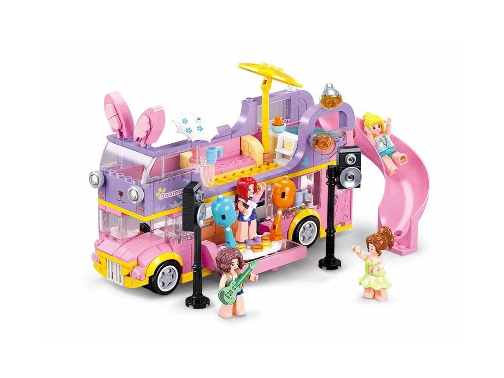 Sluban Girls Dream M38-B1165 Hudební dvoupatrový obytný vůz