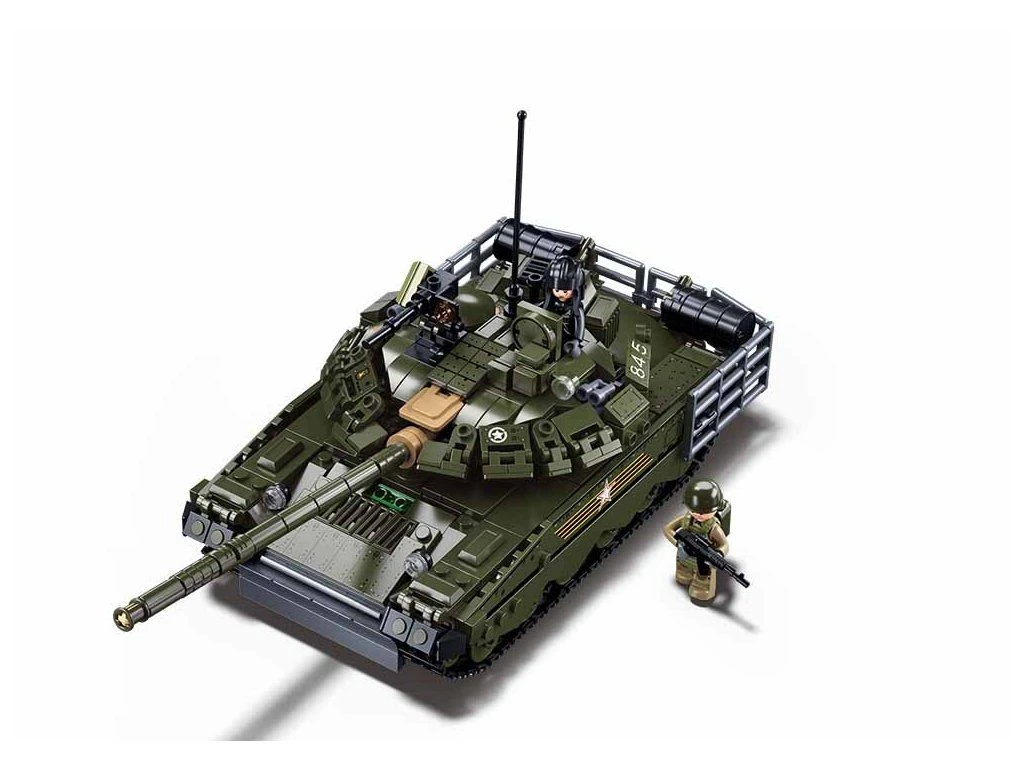 Sluban ModelBricks M38-B1178 Hlavní bojový tank T-80BVMS v měřítku 1:35