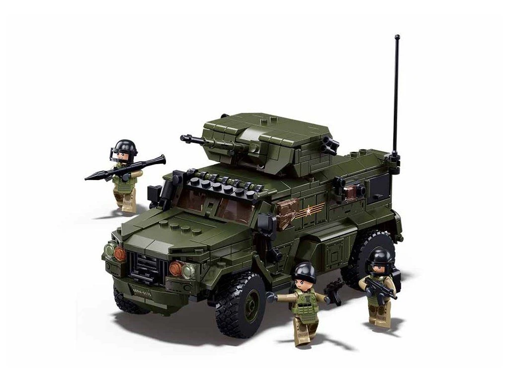 Sluban ModelBricks M38-B1179 Obrněné vozidlo Typhoon VDVS v měřítku 1:35