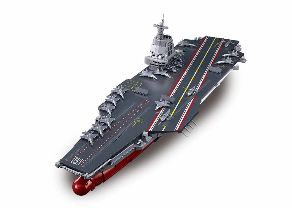 Sluban ModelBricks M38-B1188 Letadlová loď Fujian v měřítku 1:450
