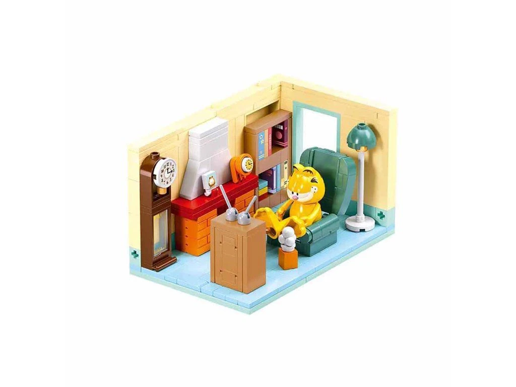 Sluban Garfield M38-B1226 Garfield v obývacím pokoji