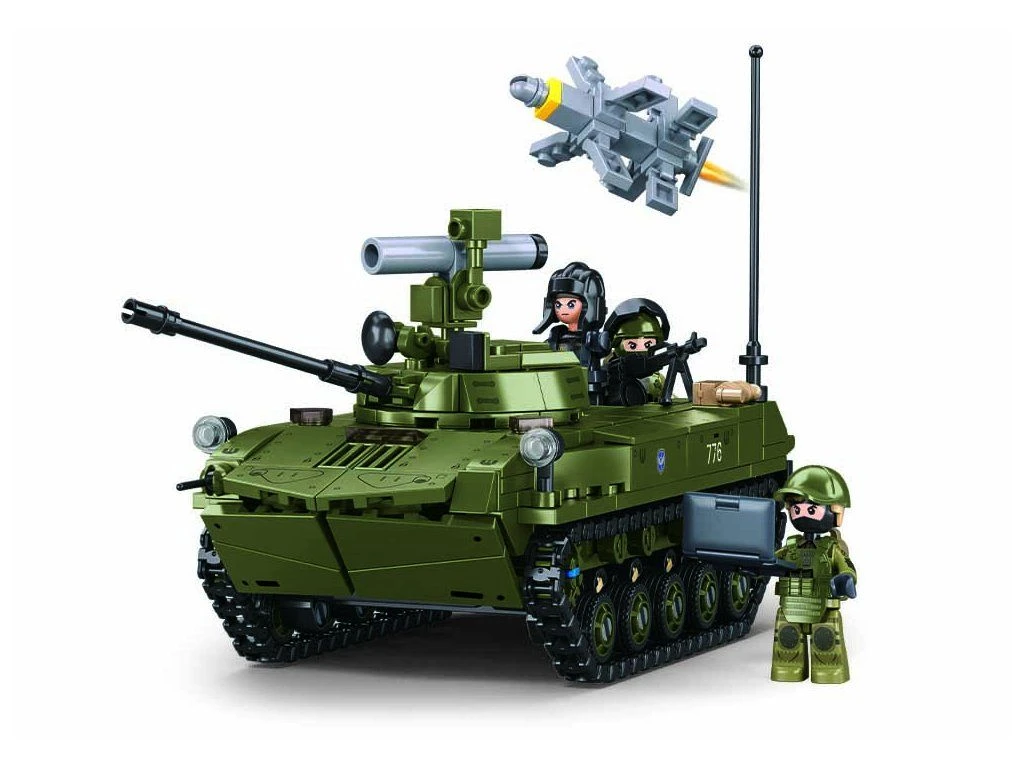 Sluban ModelBricks M38-B1250 Bojové vozidlo pěchoty BMD-2S v měřítku 1:35