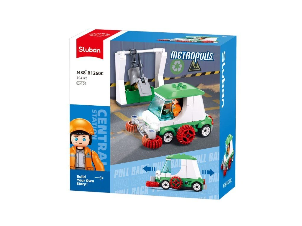 Sluban Metropolis M38-B1260C Zametací vůz
