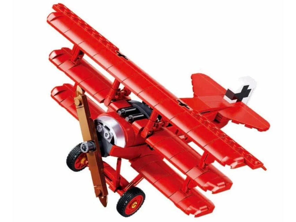 Sluban ModelBricks M38-B1292 Trojplošník Fokker Dr.I-S v měřítku 1:35