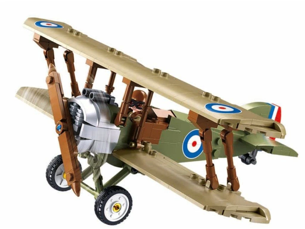 Sluban ModelBricks M38-B1293 Stíhací dvouplošník Sopwith Camel S v měřítku 1:35