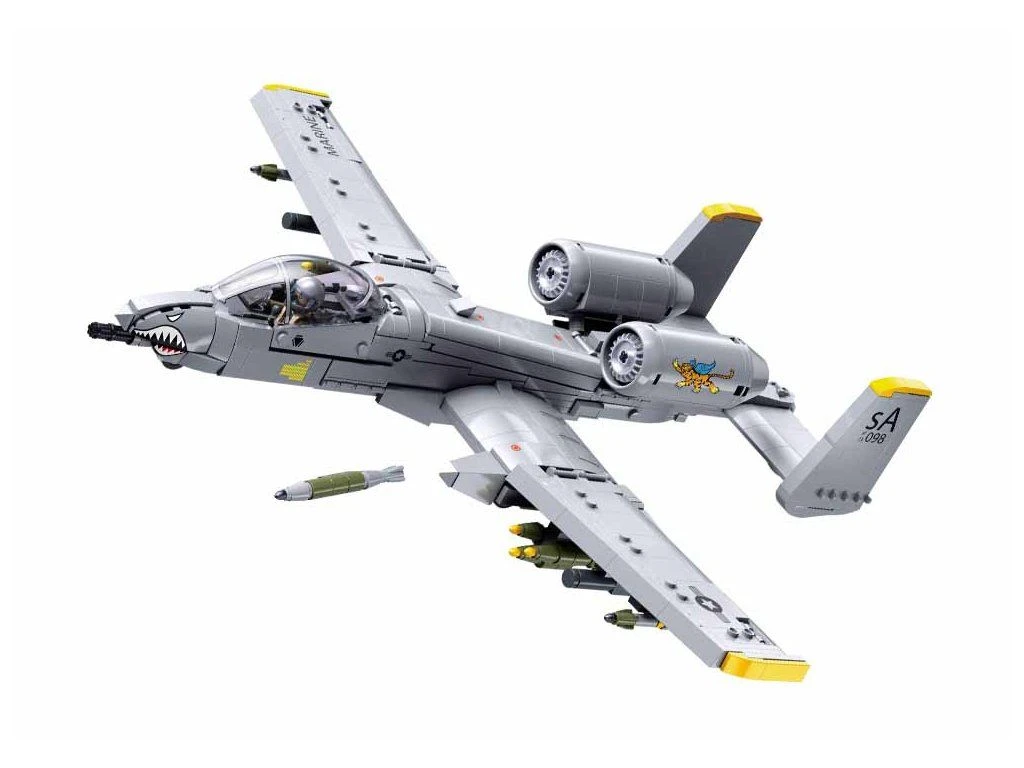 Sluban ModelBricks M38-B1362 Bitevní letoun A-10CS v měřítku 1:44