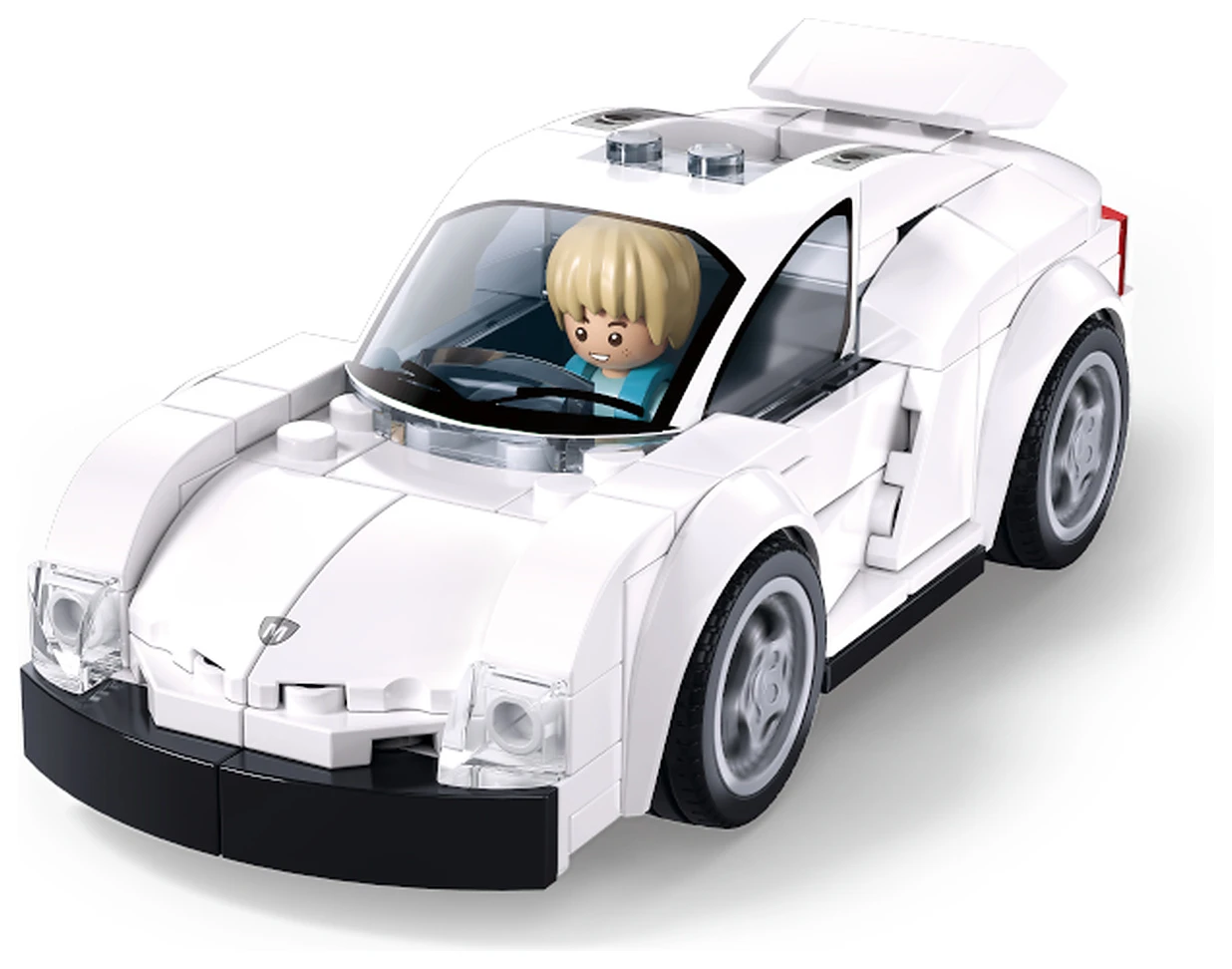 Sluban Metropolis M38-B1505D Bílý sportovní automobil