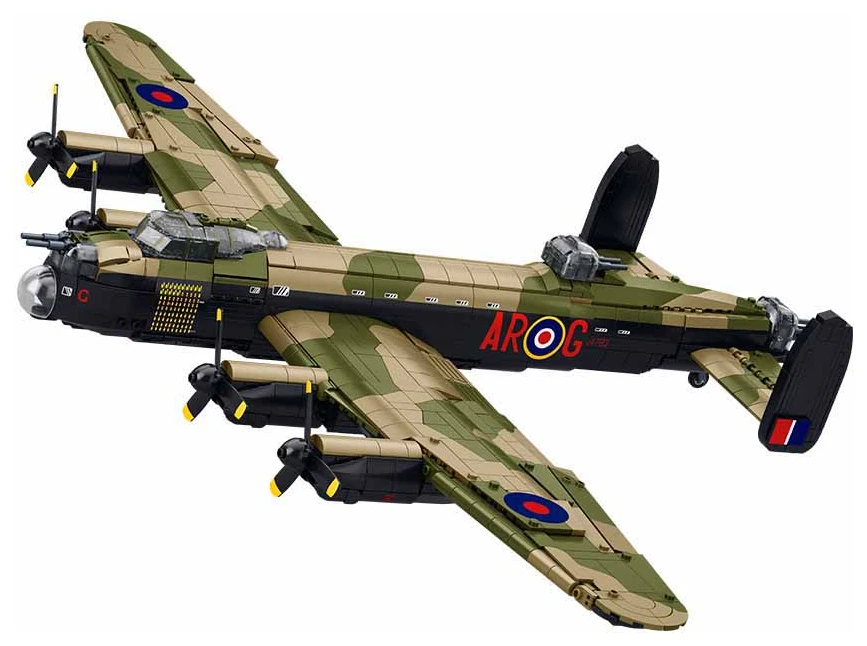 Sluban ModelBricks M38-B1609 Těžký bombardér Lancaster v měřítku 1:44