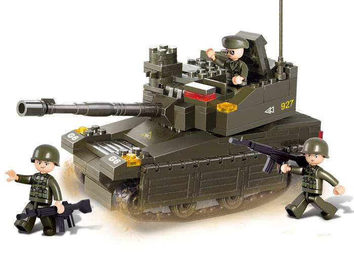 Sluban Army M38-B0285 Tank Leopard-2A6M