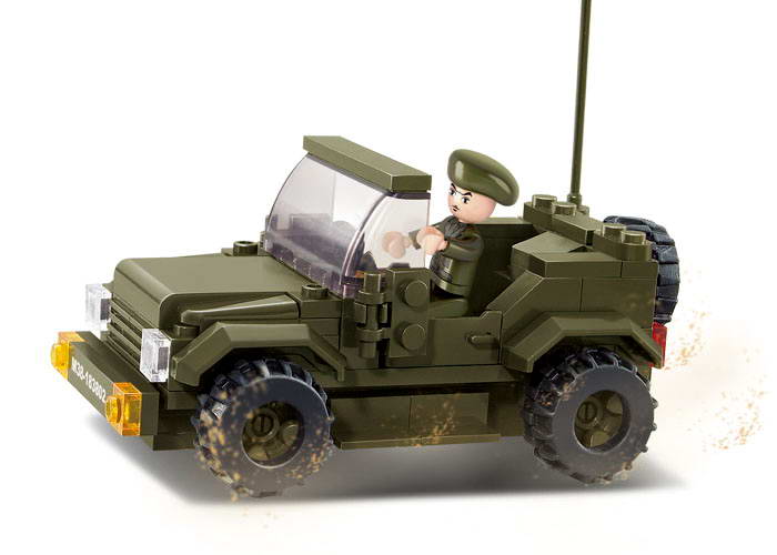 Sluban Army M38-B0296 Hliadkový automobil