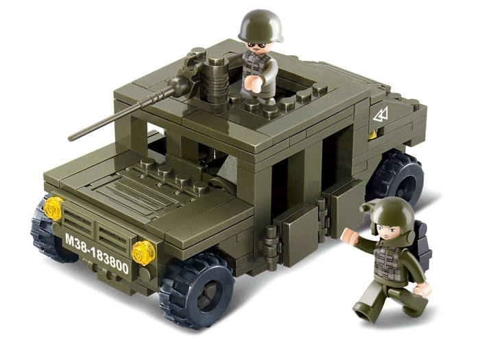 Sluban Army M38-B0297 Obrnený automobil