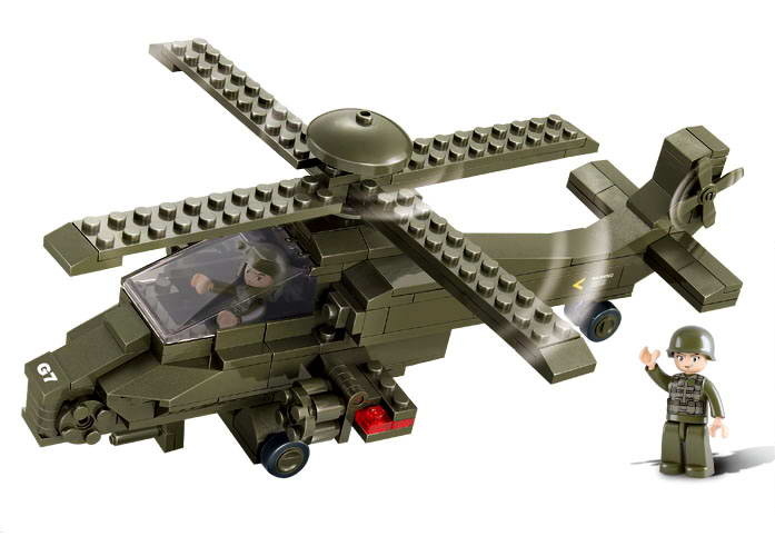 Sluban Army M38-B0298 Útočná helikoptéra G7