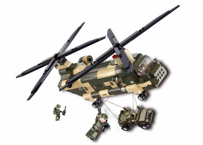 Sluban Army M38-B0508 CHINOOK Transportná helikoptéra