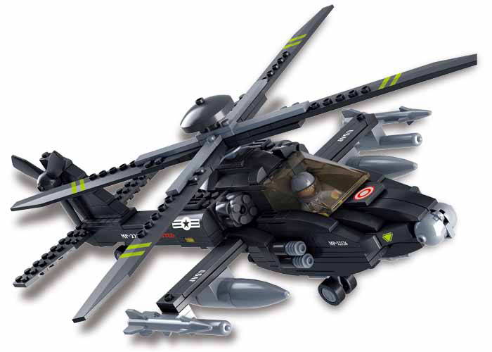 Sluban Army M38-B0511 AH-64 APACHE helikoptéra