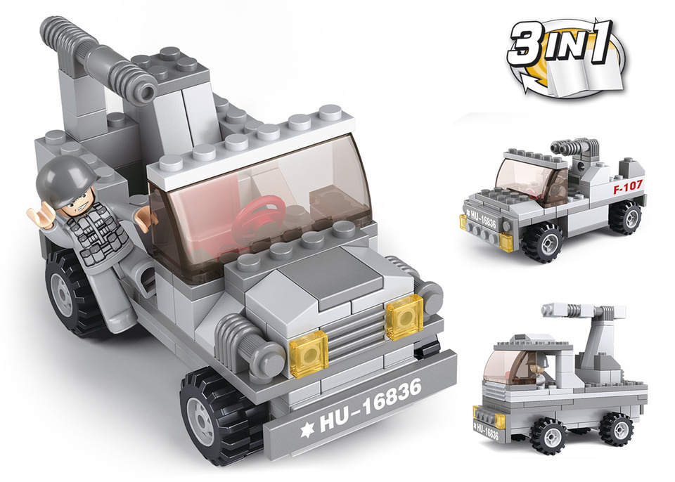 Sluban Army M38-B0537C Raketomet 3v1