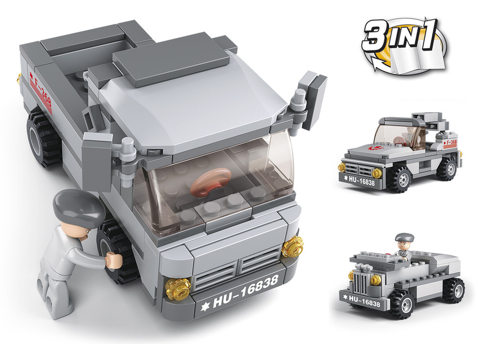 Sluban Army M38-B0537E Transportný automobil 3v1