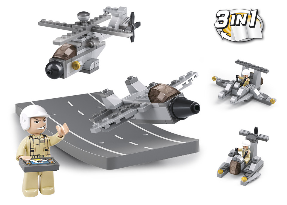 Sluban Army M38-B0537H Army drony 3v1