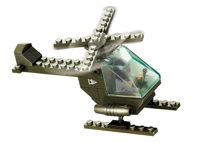 Sluban Army M38-B5700 Bojová helikoptéra
