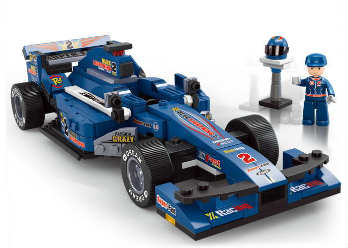 Hračka Sluban F1 Formule modrá