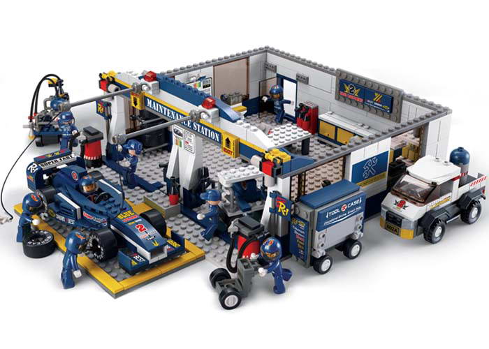 Sluban Racing Team M38-B0356 Garáž s formulou
