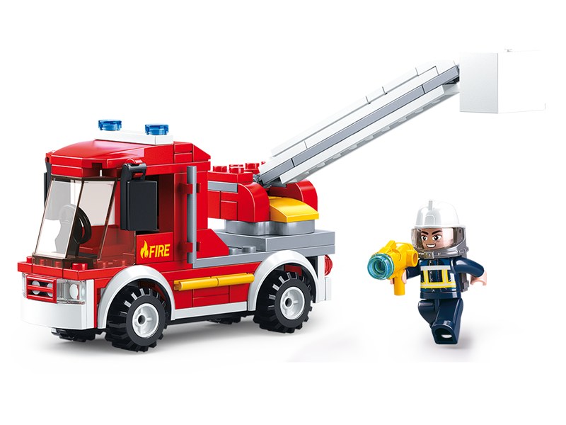 Sluban Hasiči M38-B0632 Hasičský automobil s plošinou