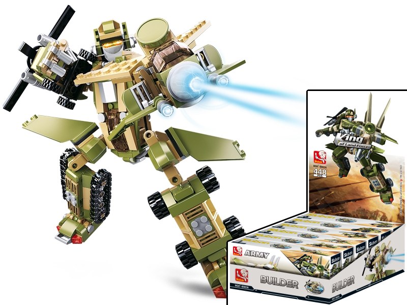 Sluban Kings M38-B0636 Kings of Army 6into1