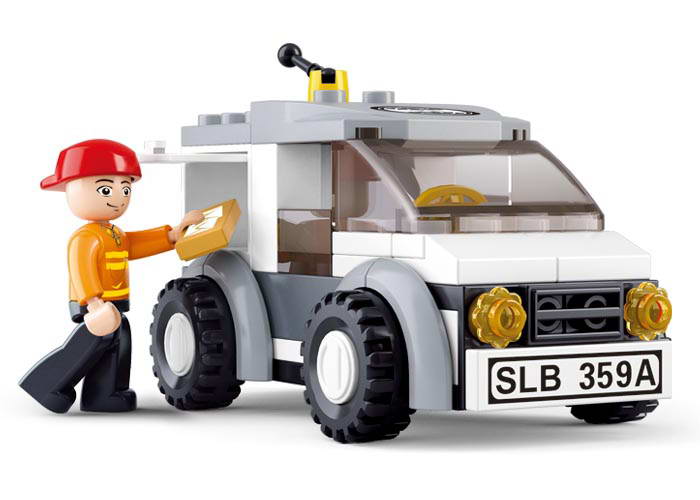Sluban Letiště M38-B0359 Letiskový doručovací automobil