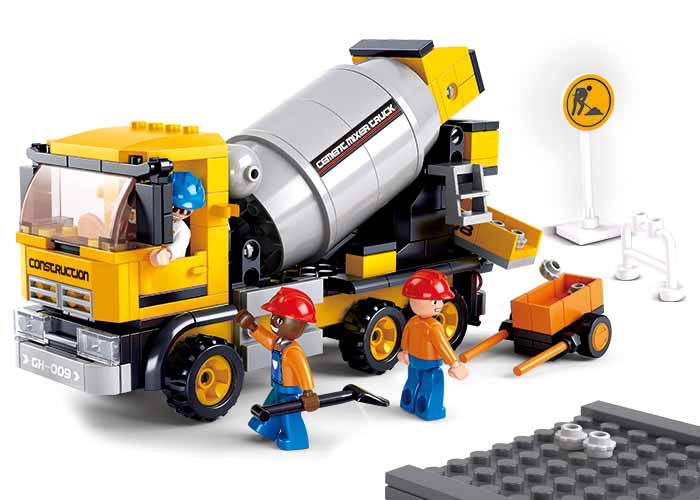 Hračka Sluban Vůz - domichávač na beton
