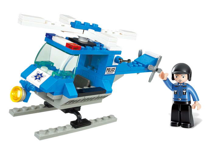 Sluban Town M38-B0175 Policajná helikoptéra
