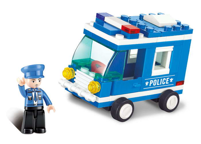 Sluban Town M38-B0177 Policajný mini automobil